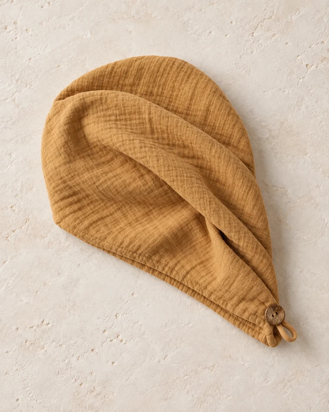 muslin weave in ochre